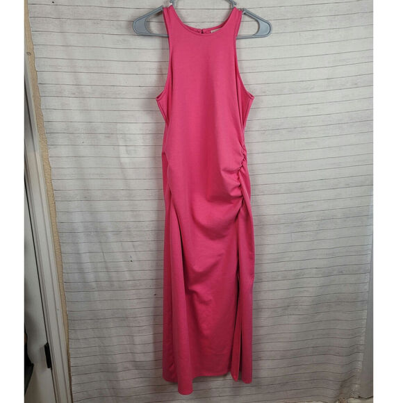 A NEW DAY CANDY PINK SLEEVELESS MIDI DRESS, SZ SMALL - Picture 1 of 15